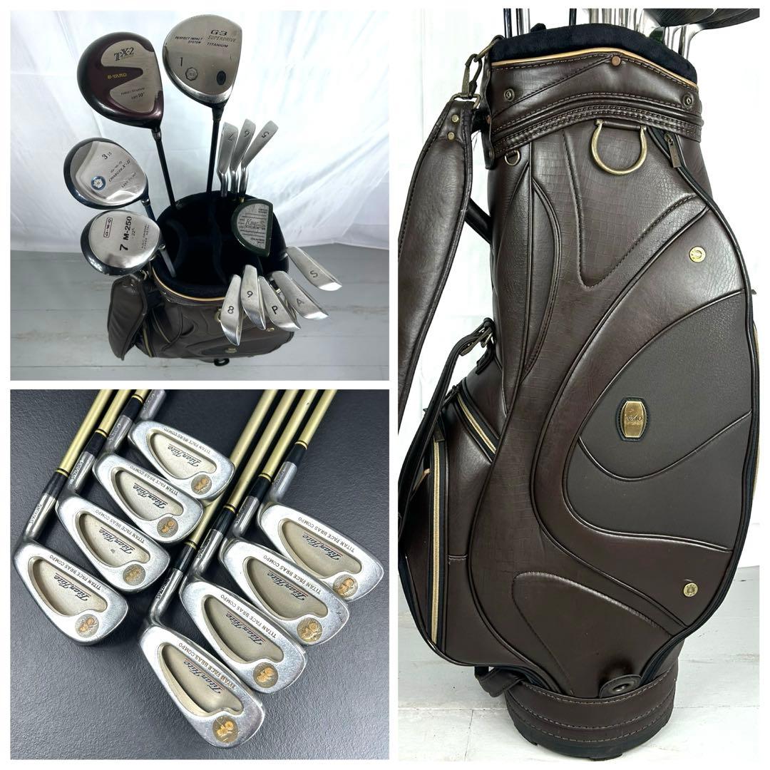 本格派　メンズゴルフクラブ　13本　フルセット　お試しセット　ゴルフセット