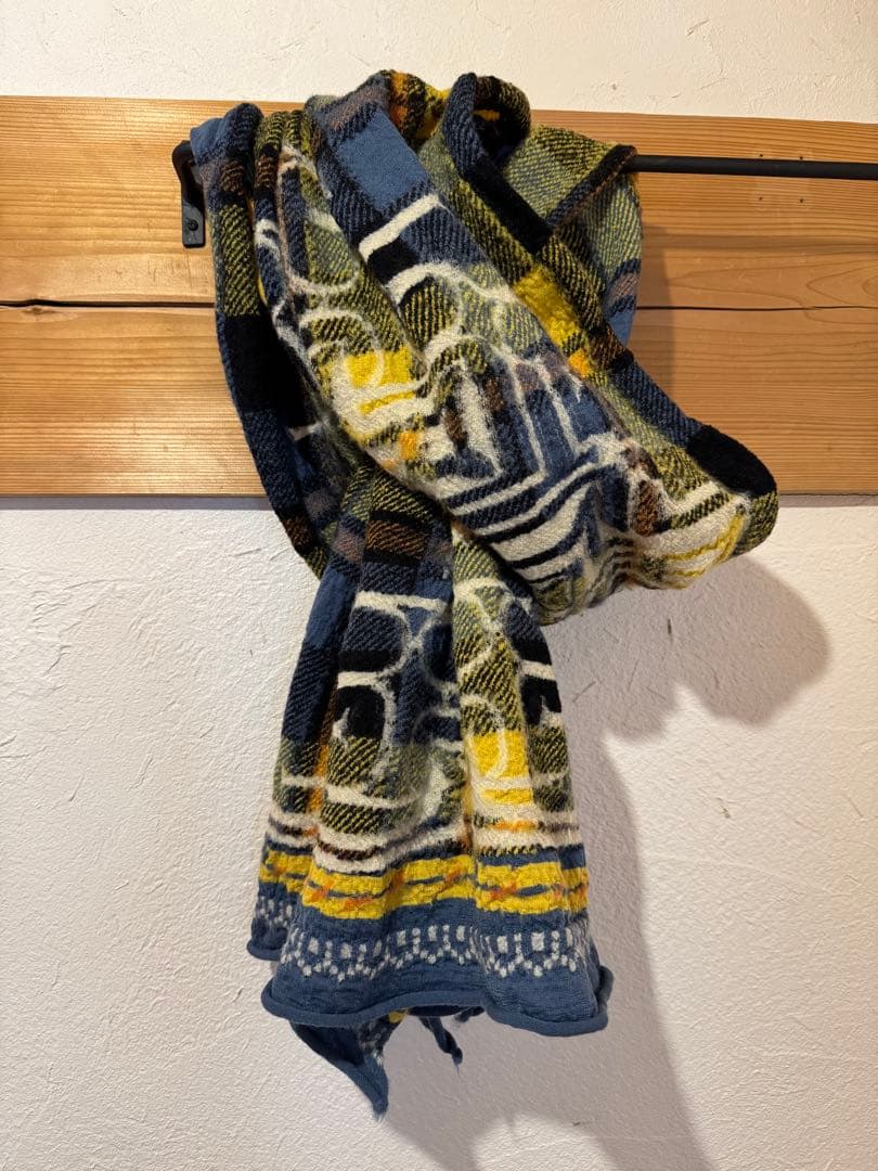 ◾️1月12日までの価格です【未使用】KAPITAL✴︎縮絨ウール大判ストール