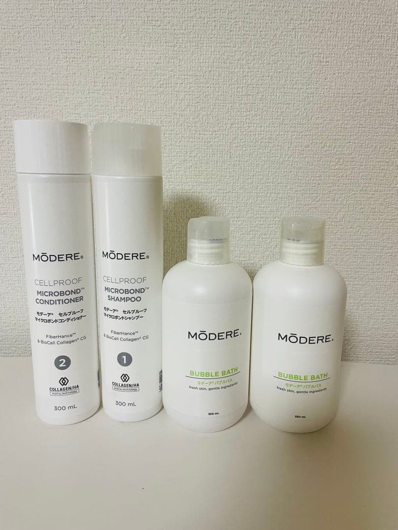 MÖDERE モデーアシャンプー コンディショナー バブルバスセット廃盤4点