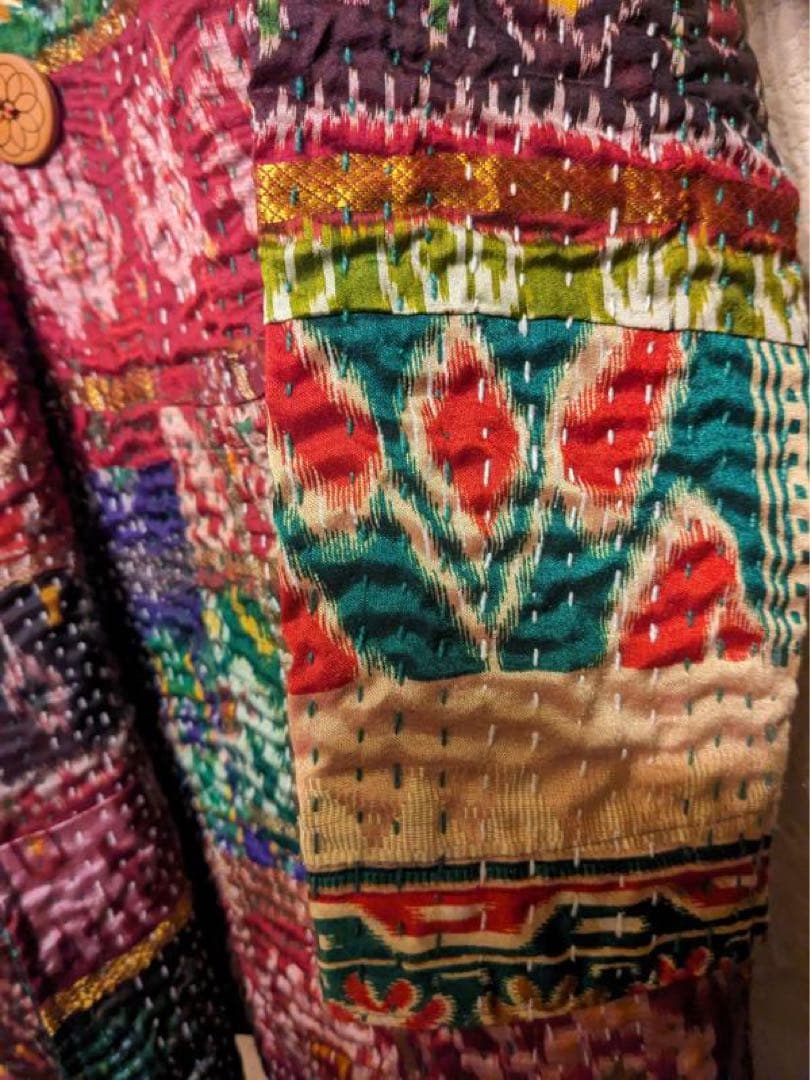 エルロデオ　コート　ハーフコート　チェスターコート　刺子