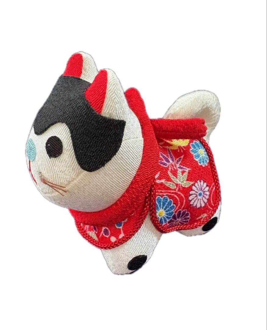 【美品】新品未使用品　お宮参り小物6点セット　女の子　ちりめん　N O.18