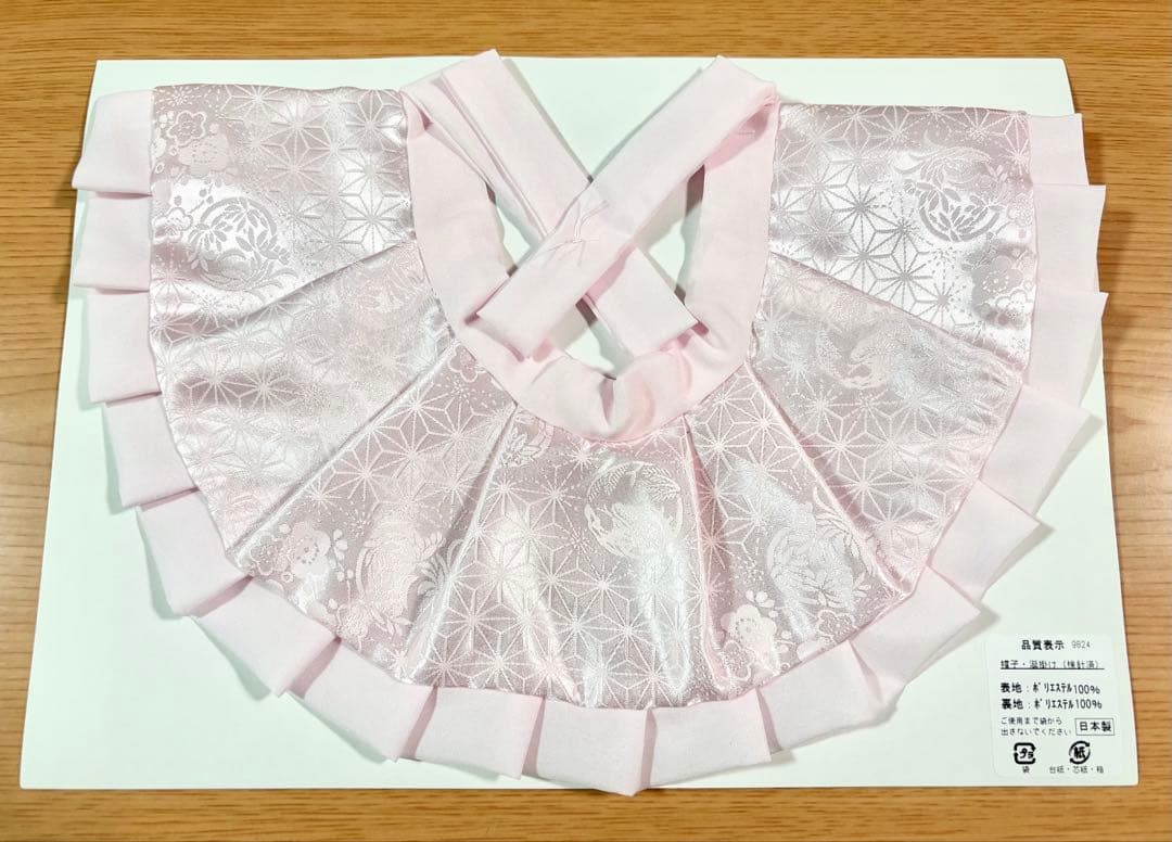 【美品】新品未使用品　お宮参り小物6点セット　女の子　ちりめん　N O.18