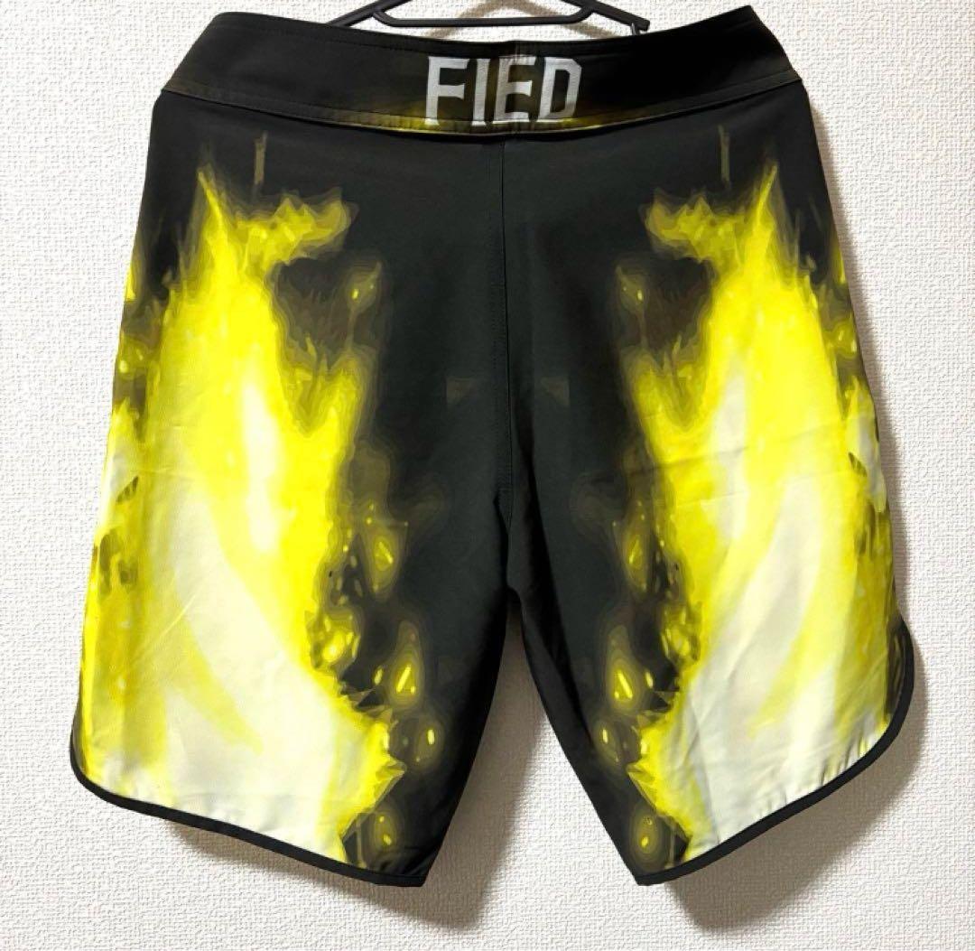 希少品❗️570 FIED ファイド サーフパンツ 26サイズ ブラック×イエロ