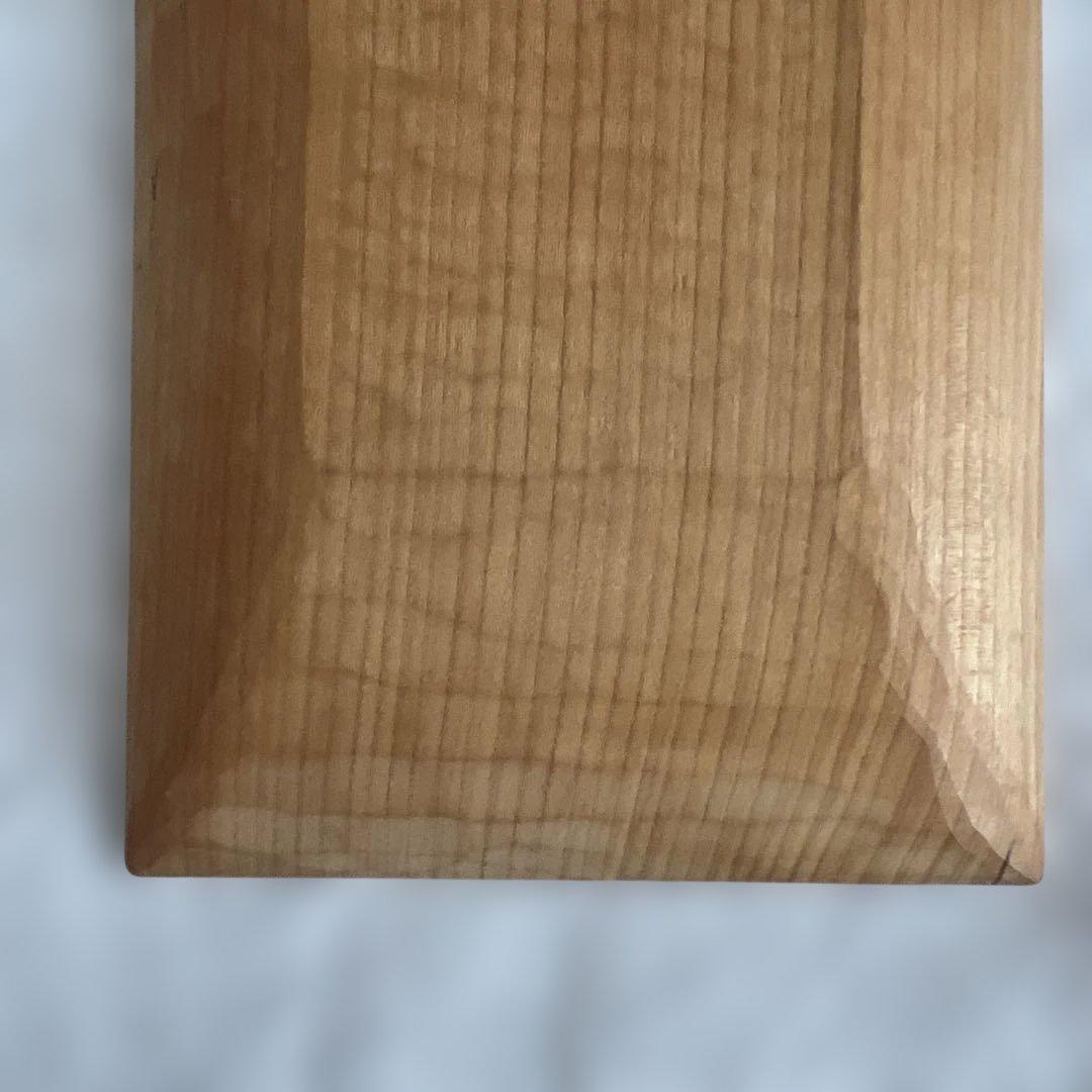 三谷龍二さん作　長方形角皿　山桜　木の器　作家物　木工作家