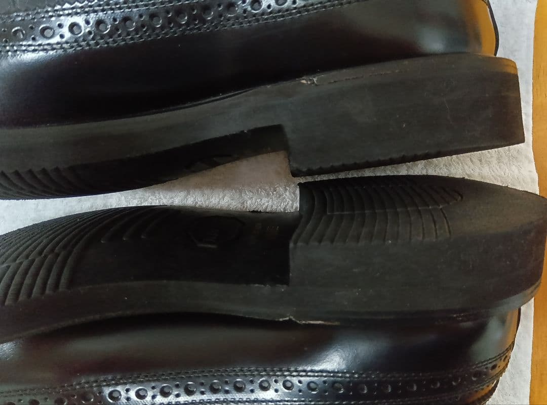 REGAL 26 3E ウィングチップ 黒 幅広 JN03 おかめ飾り リーガル