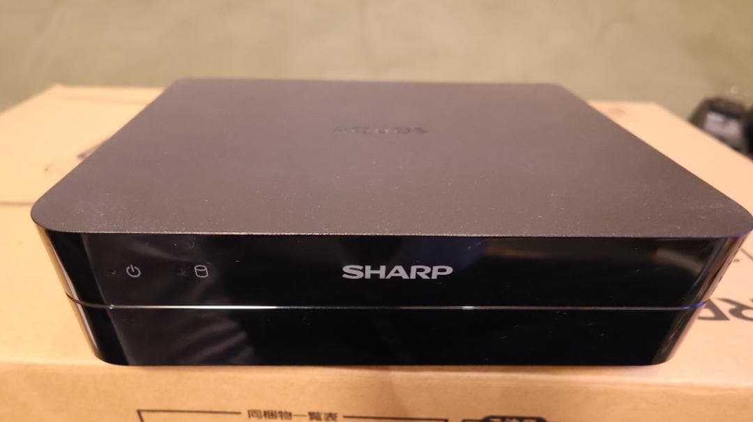 SHARP 12v型ポータブル液晶TV(B-CASカードなし）