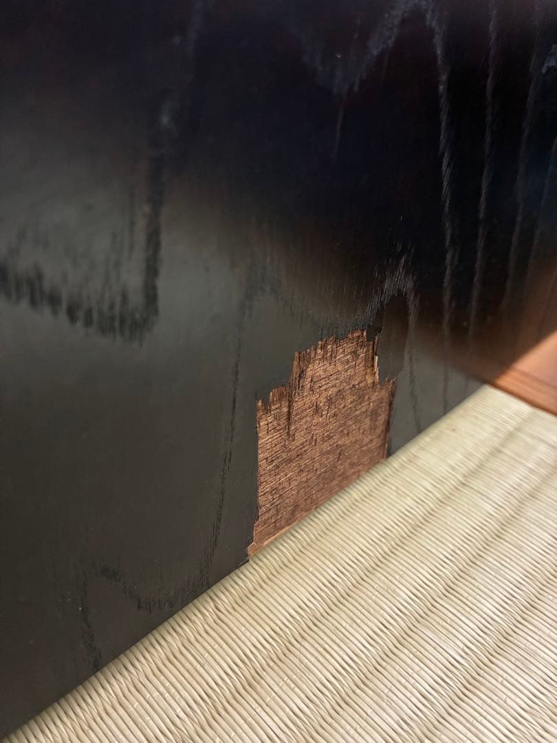 木製階段型箪笥 ダークブラウン