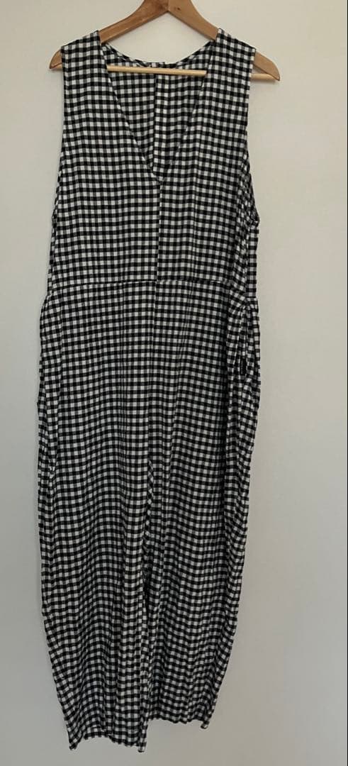 nest Robeギンガムサロペット