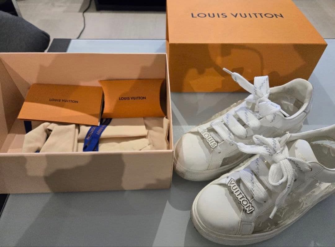 【正規品】ルイヴィトン レディース クリア×ホワイト NV0291 モノグラム