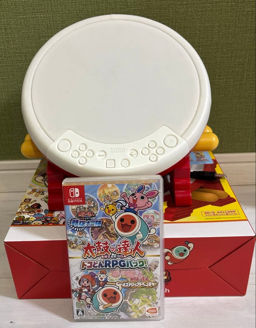 太鼓の達人 専用コントローラー 太鼓とバチ＋ 太鼓の達人 ドコドンRPGパック