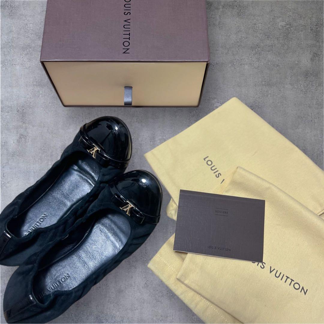 【専用ページ】LOUISVUITTONスエードレザーバレエシューズ23-23.5