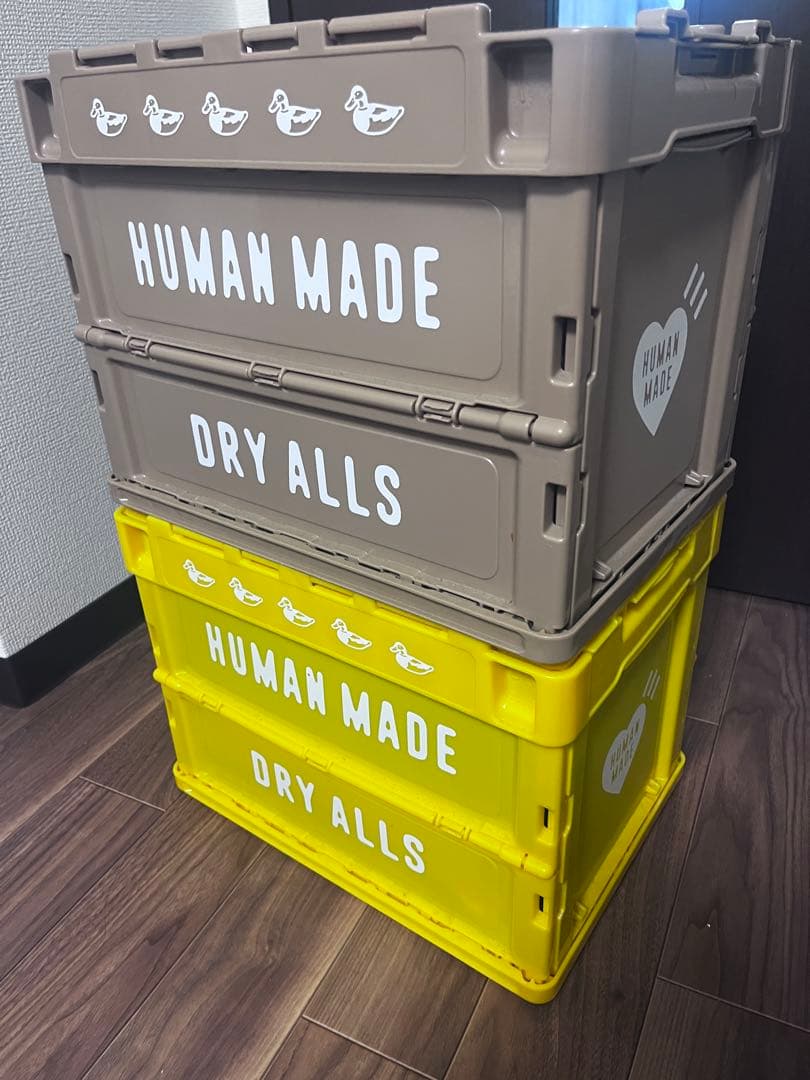 HUMAN MADE コンテナ　20L ベージュ イエロー　2個セット
