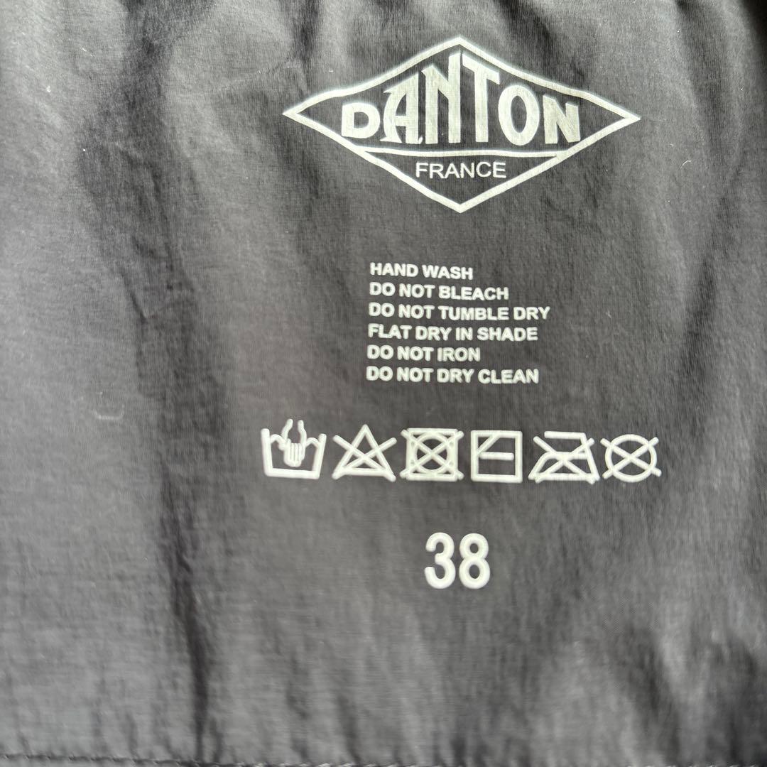 DANTONダントン ノーカラーインサレーション　ブラック