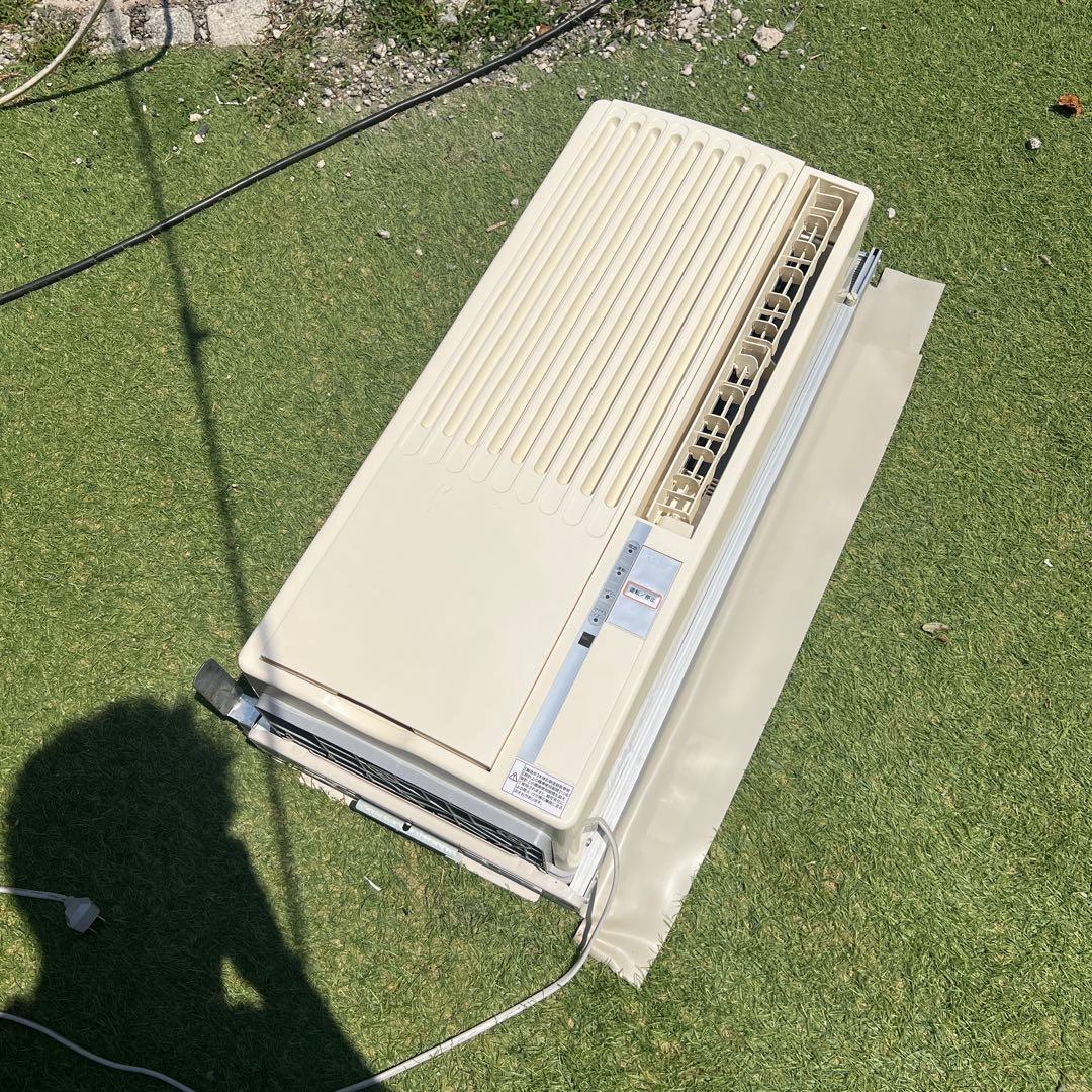 【横浜・川崎】Haier ルームエアコン ウィンドウエアコン JA-18M 窓枠