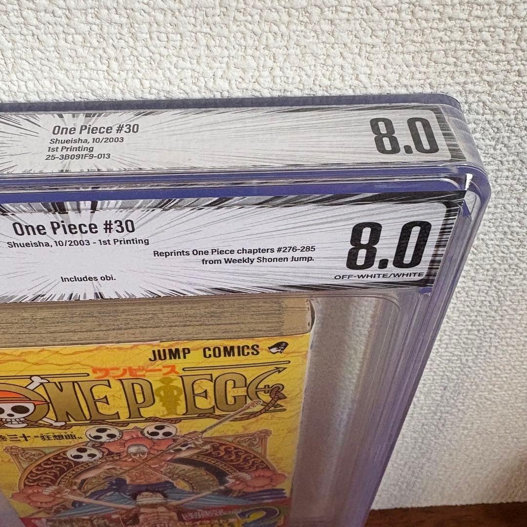 【漫画鑑定品】ONE PIECE 30巻 BGS8.0 初版 帯付き