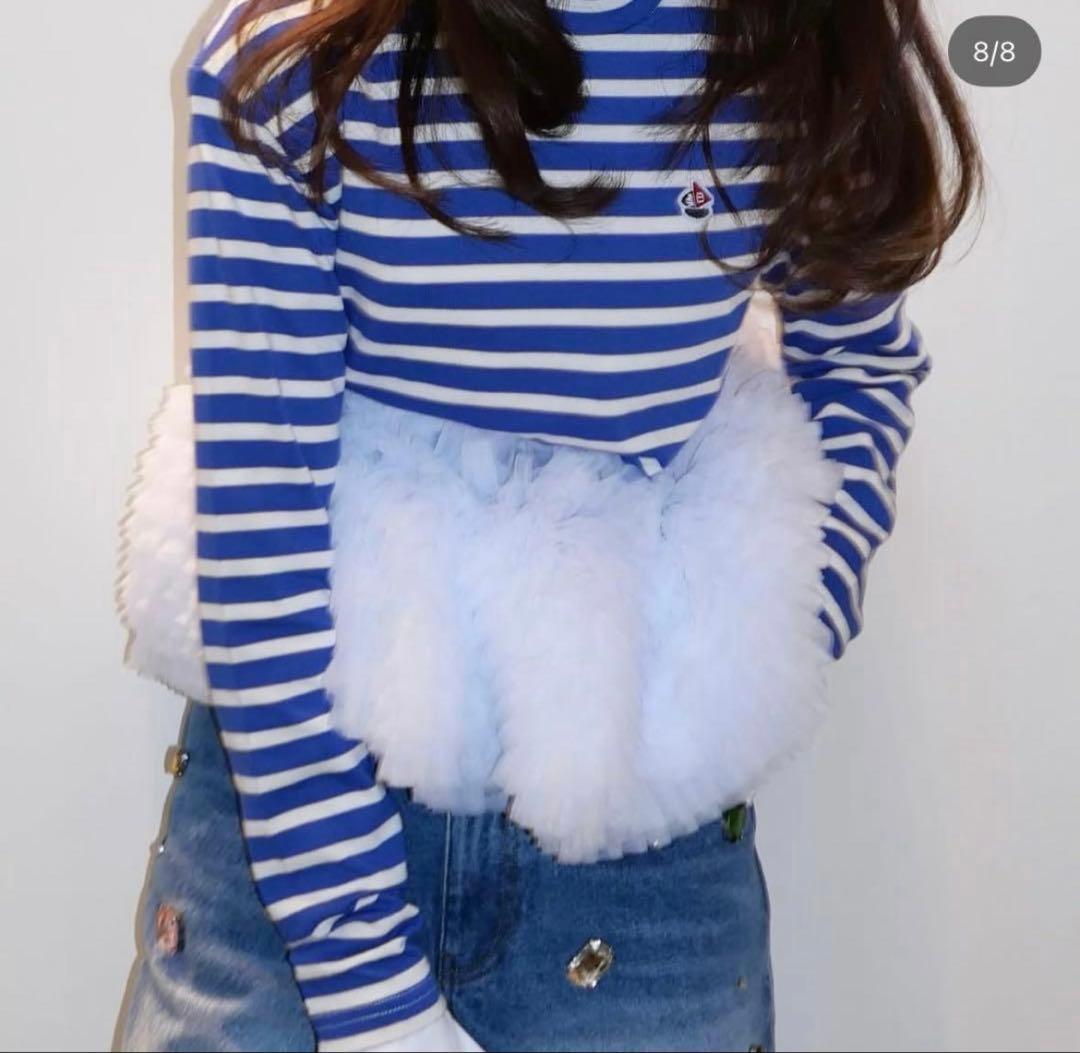 【新品未使用】Bibiy. FRANCINE TULLE TOP BLUE