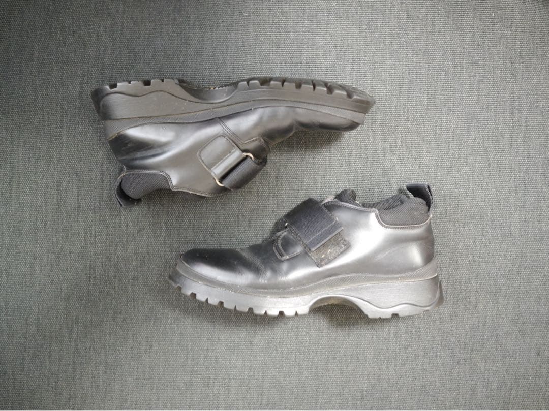 靴 00s Prada archive leather gimmick shoes