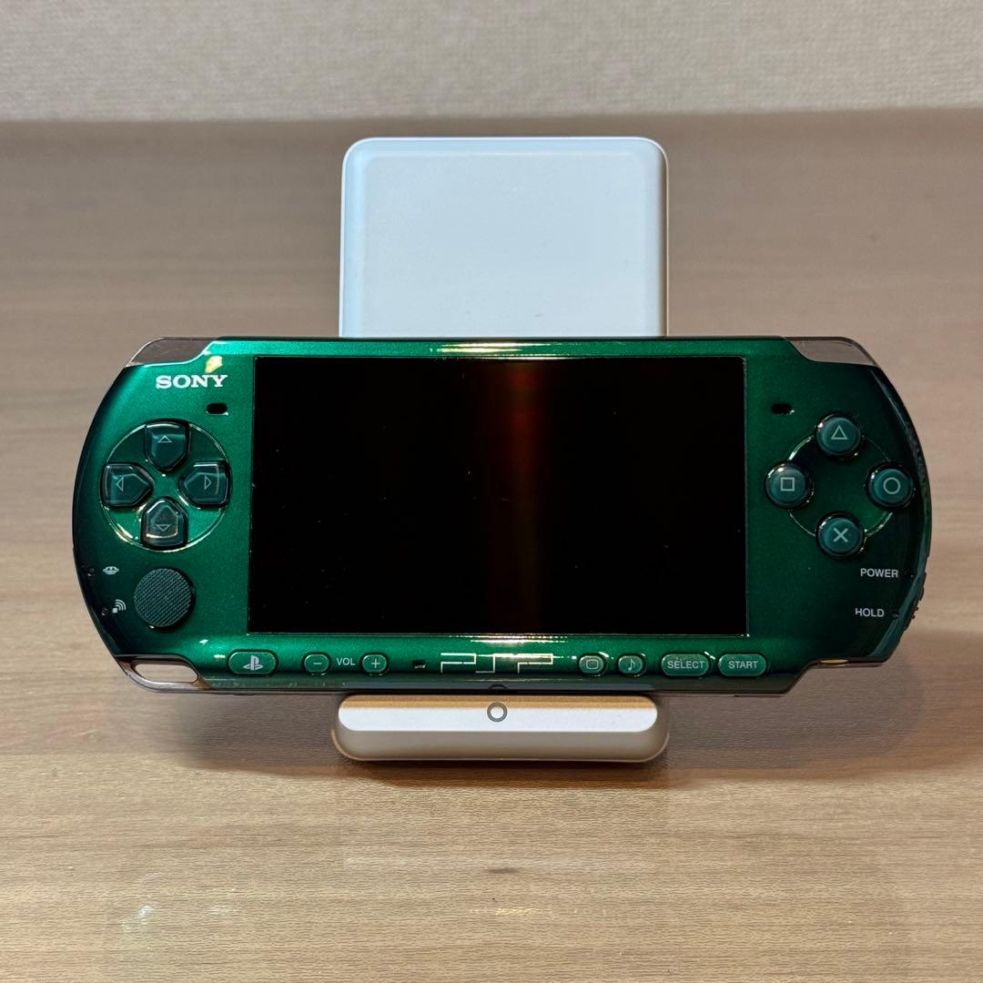 4-466 PSP-3000 スプリティッド グリーン