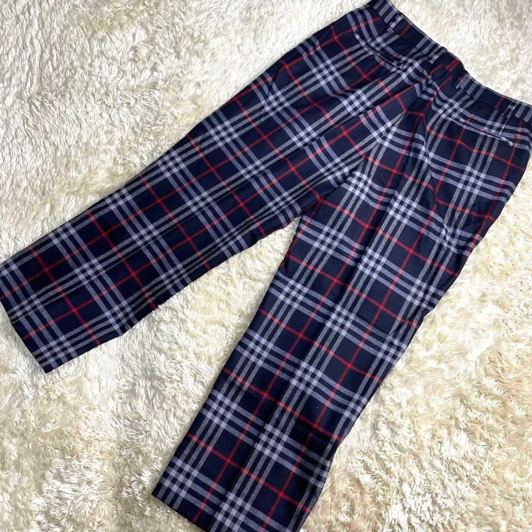 Burberry's 大きいサイズ バーバリー ノバ チェック柄 スラックス