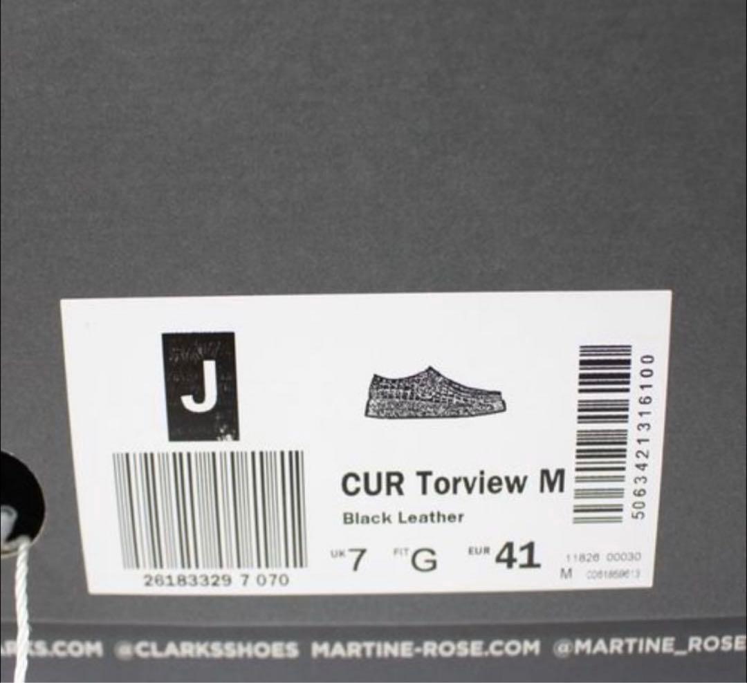 靴 MARTINE ROSE x CLARKS CUR Torview