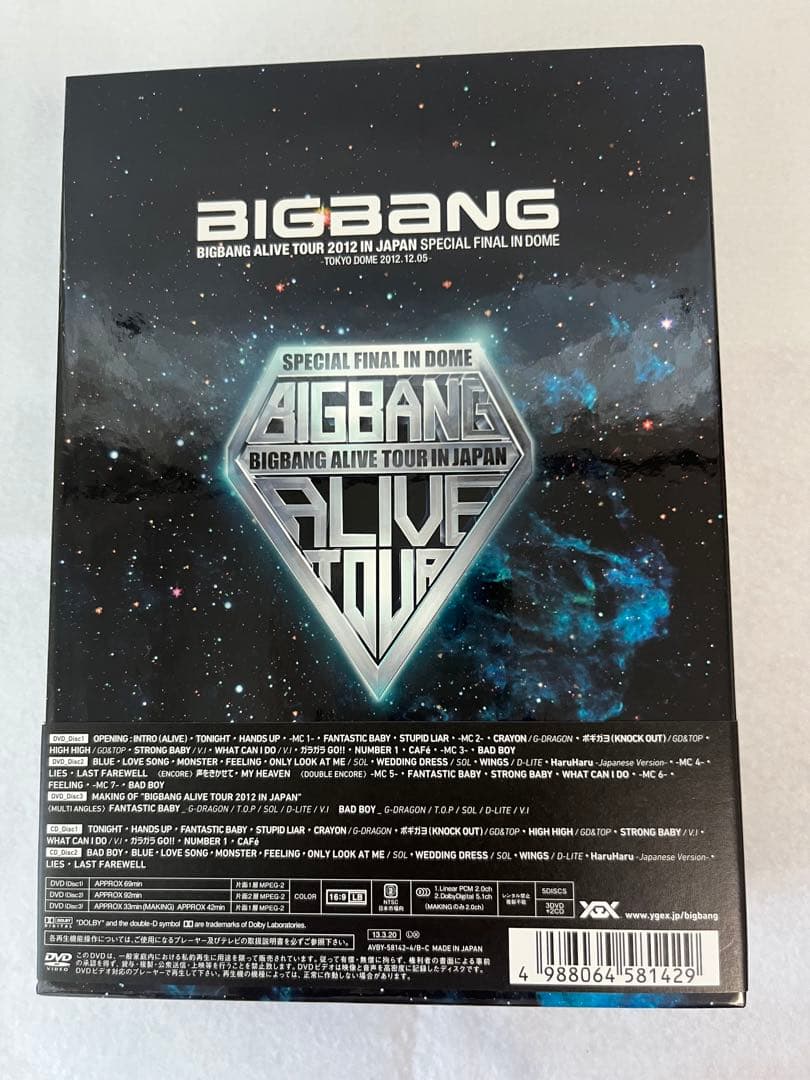 ミュージック BIGBANG ALIVE TOUR 2012 IN JAPAN