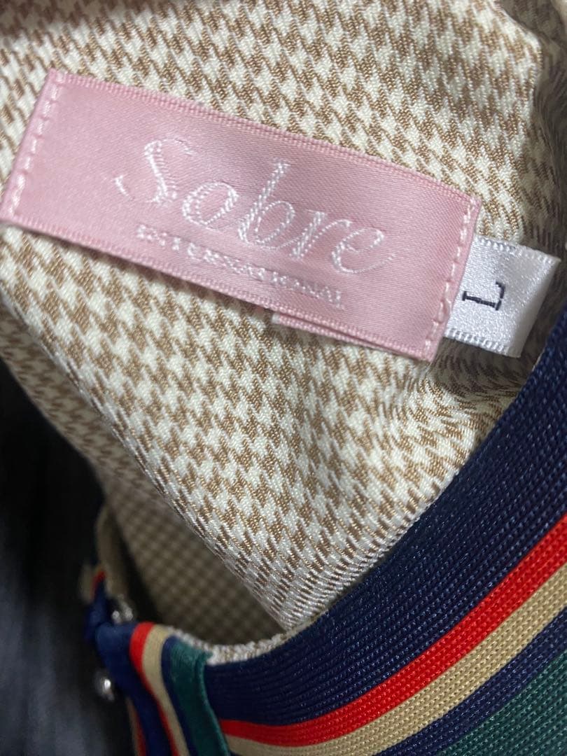 SOBRE ソブレ ラインブレードクラシカルワンピース キャバドレス Lサイズ