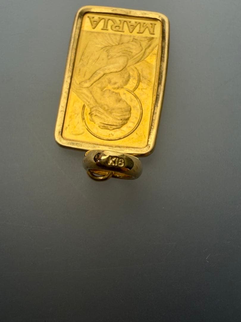 【24金】ネックレストップ 18金 24金トップ 早い者勝ち K18