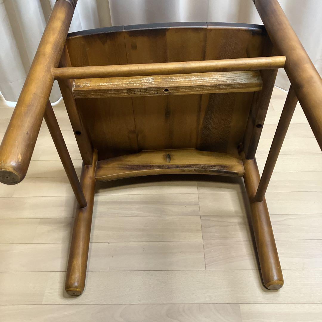 希少】カリモク　コロニアル　COLONIAL　オールドカリモク　チェア　その2