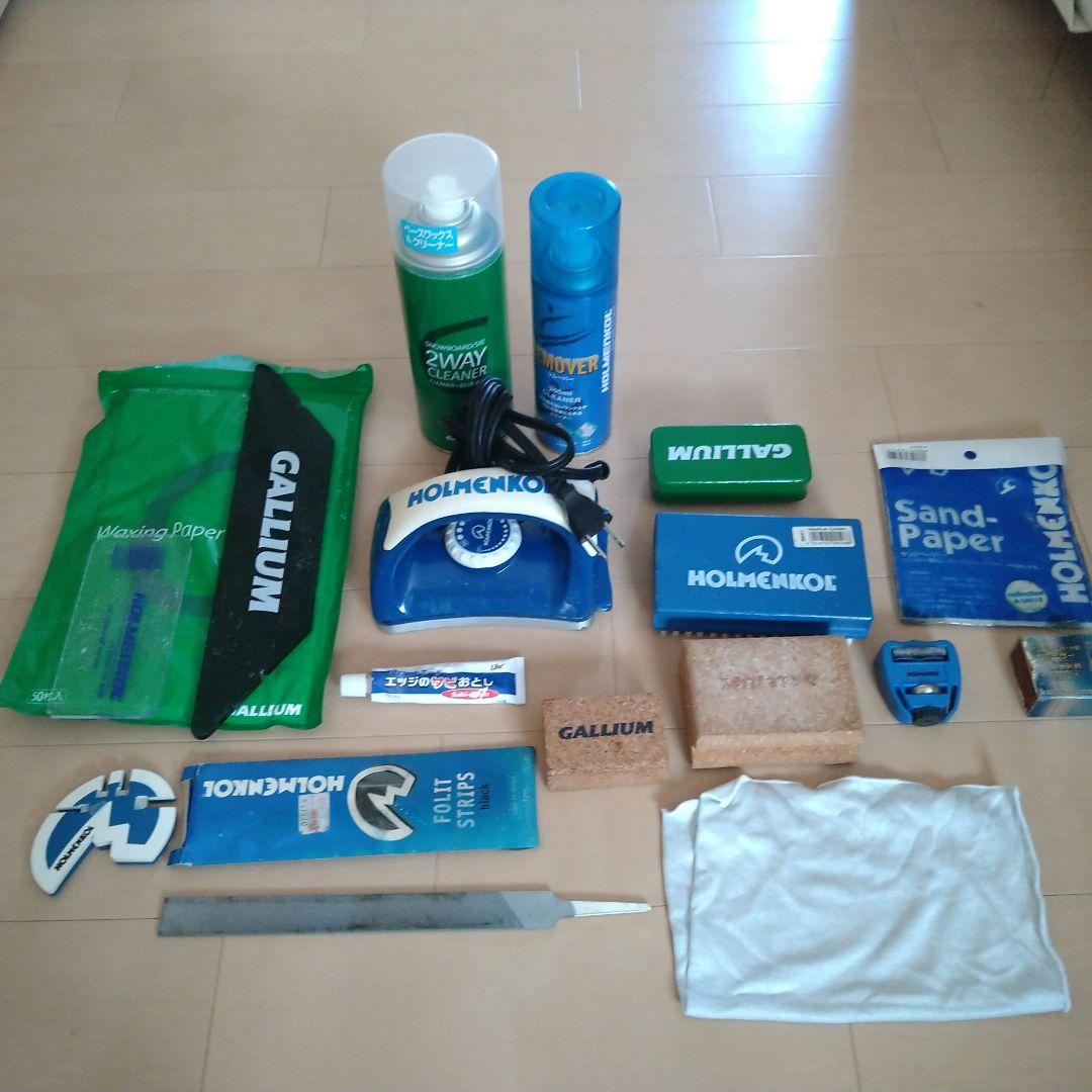 スキー、スノーボード用ワックス・ツールセット