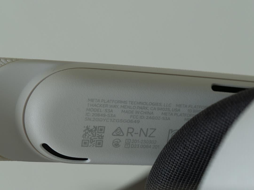  Quest 3 128GB メタ・クエスト３ VRヘッドセット