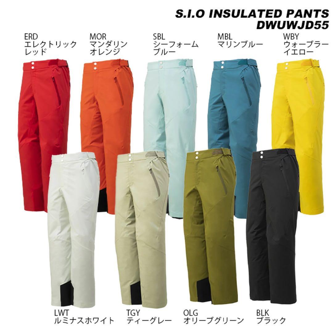 デサントS.I.O インシュレーテッドパンツ DWUWJD55 M ブラック