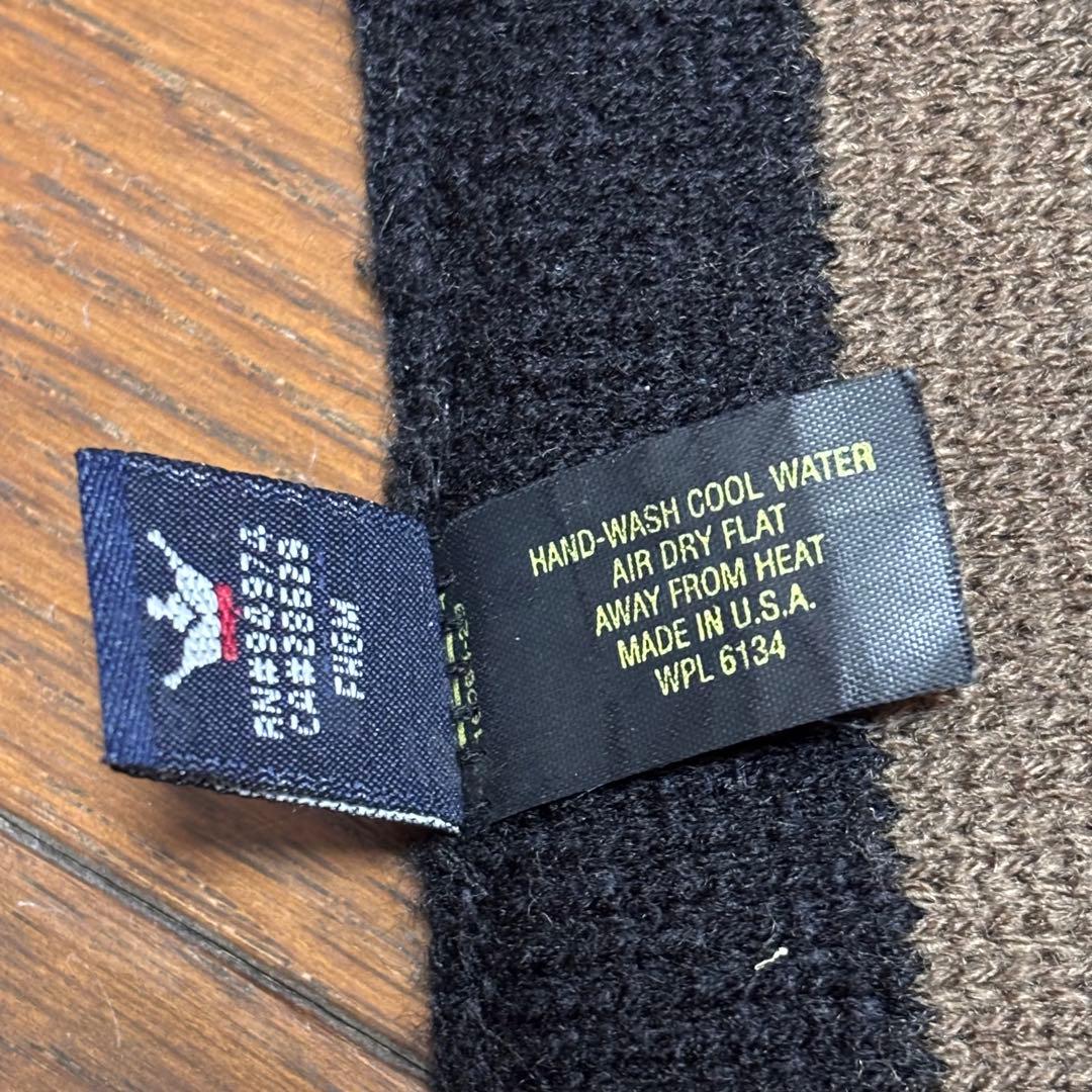 old stussy マフラー ボーダー ニット 90s USA製