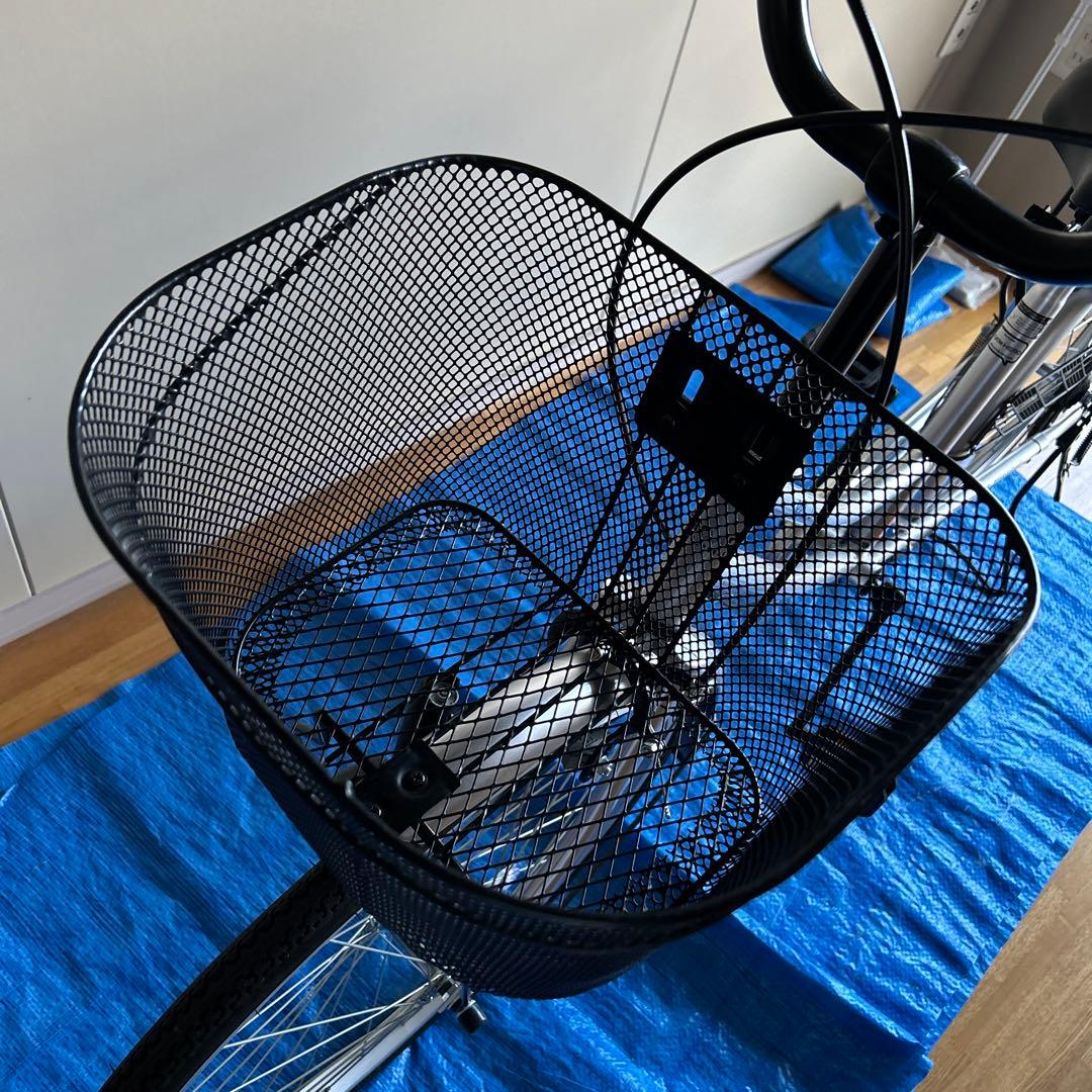 ※ 値下げしました！ シティサイクル シルバー 24インチ