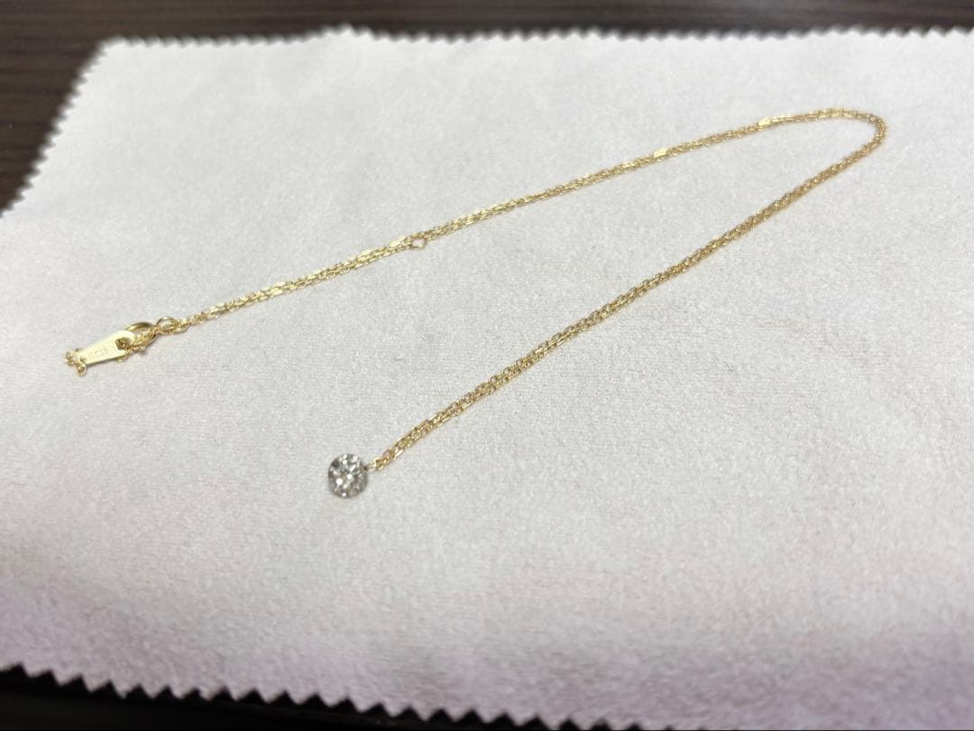 こころんNudie Diamond一粒ダイヤモンド　ネックレス