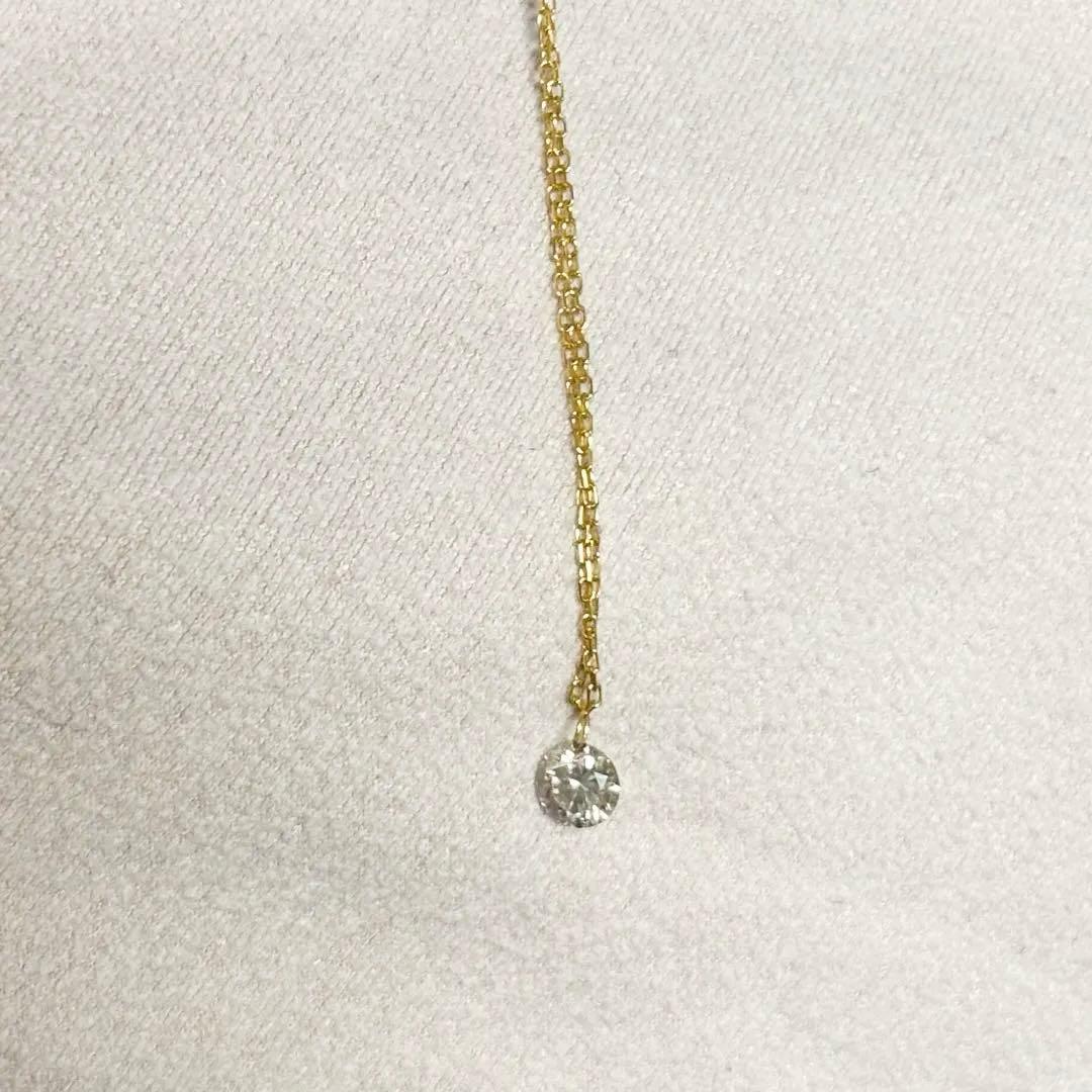 こころんNudie Diamond一粒ダイヤモンド　ネックレス