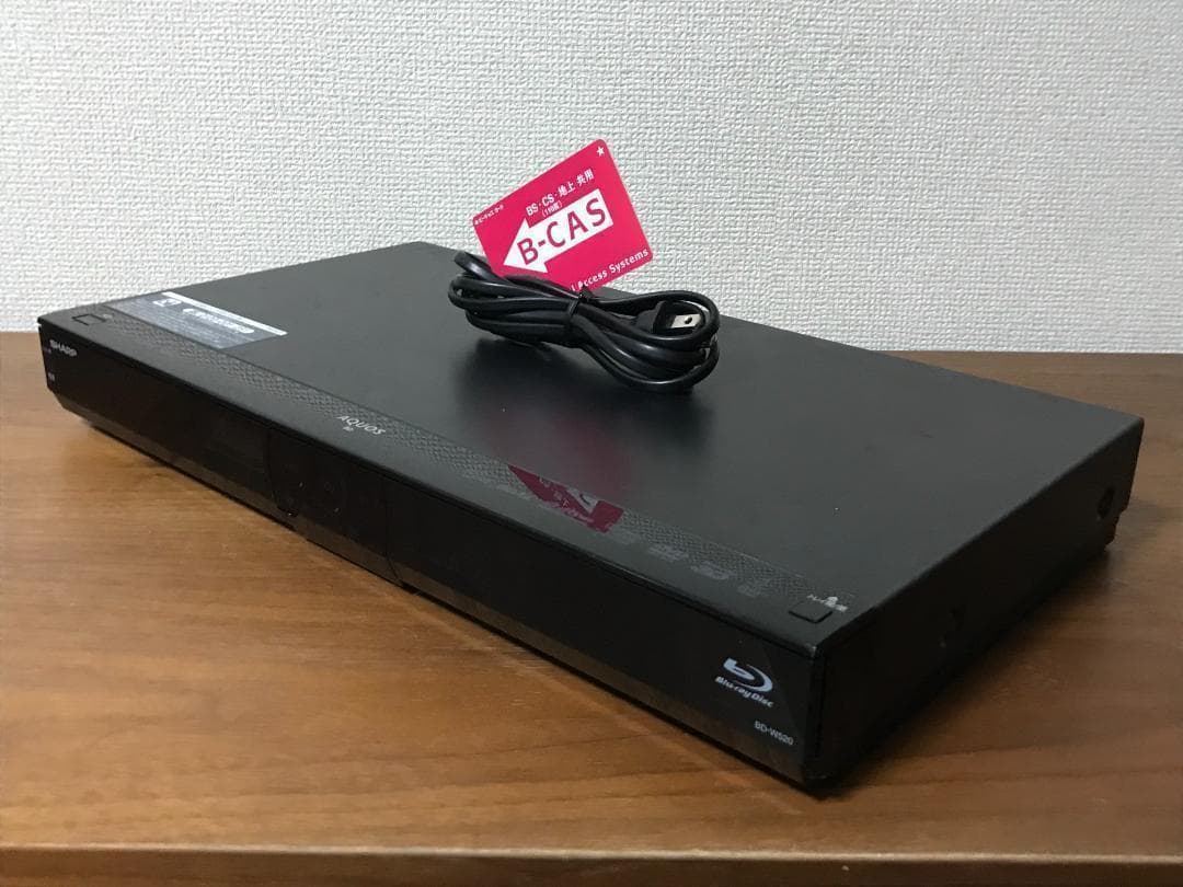 シャープ ブルーレイレコーダー 「BD-W520」 動作品①