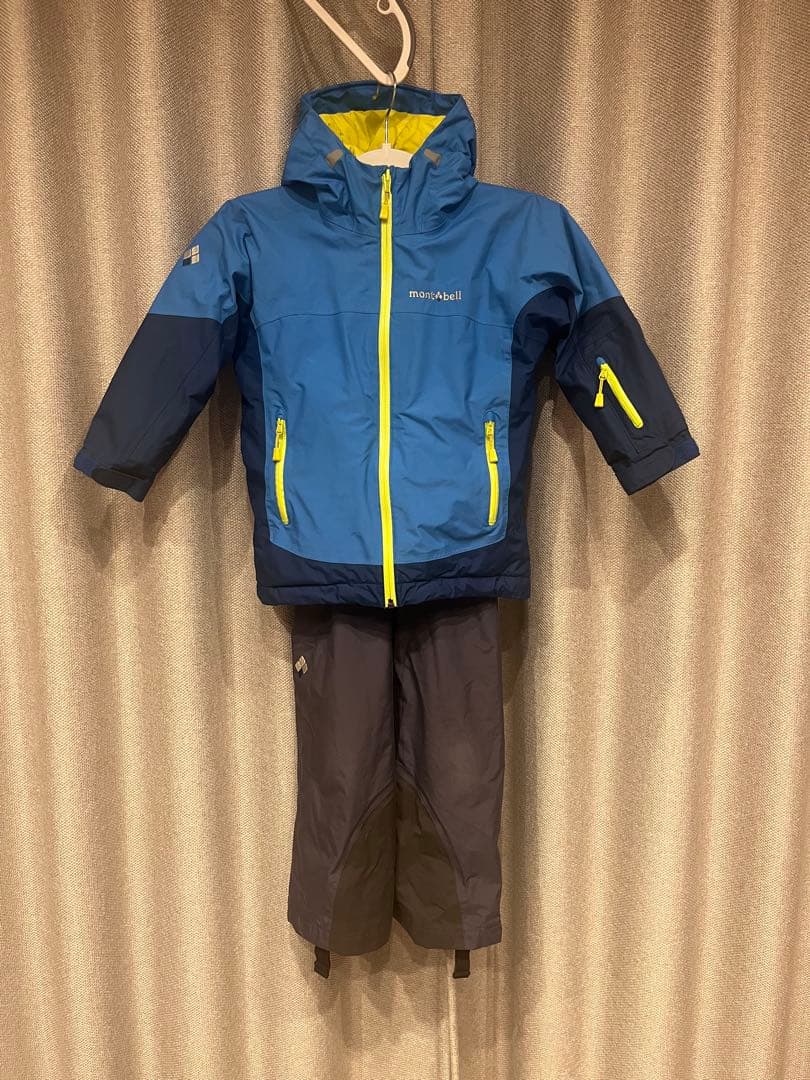 mont-bell 子供用スキーウェアセット 110