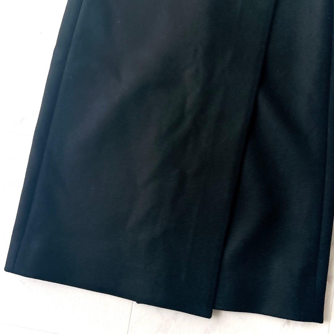 美品 ザリラクス グルカラップスカート 38 M ウール100% 金ボタン