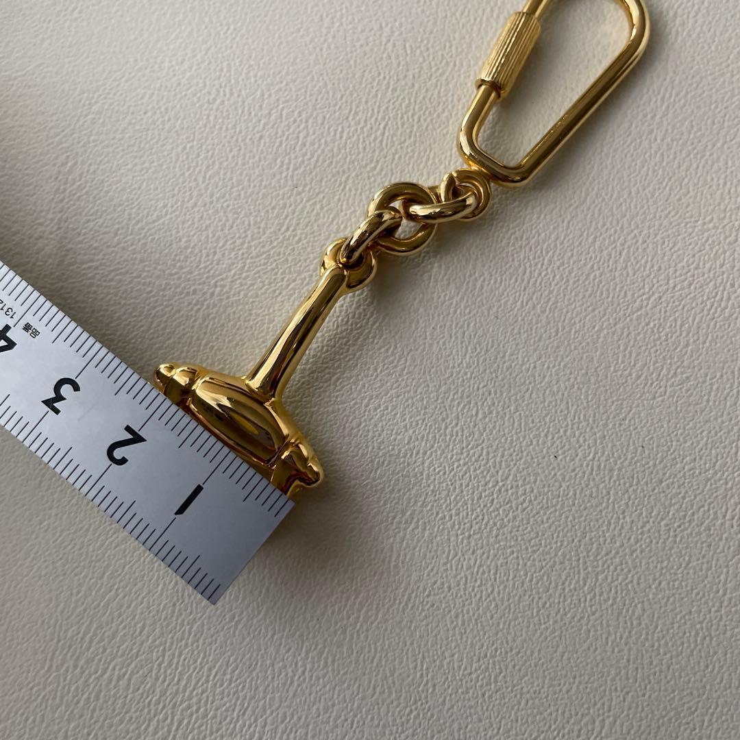 GUCCI ゴールドキーホルダー