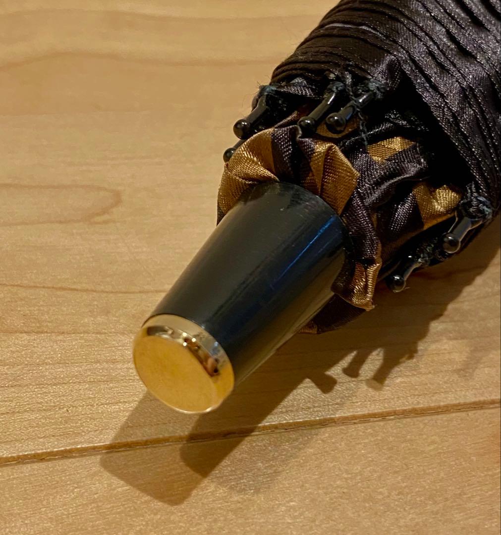 FENDI 折りたたみ傘 黒/金