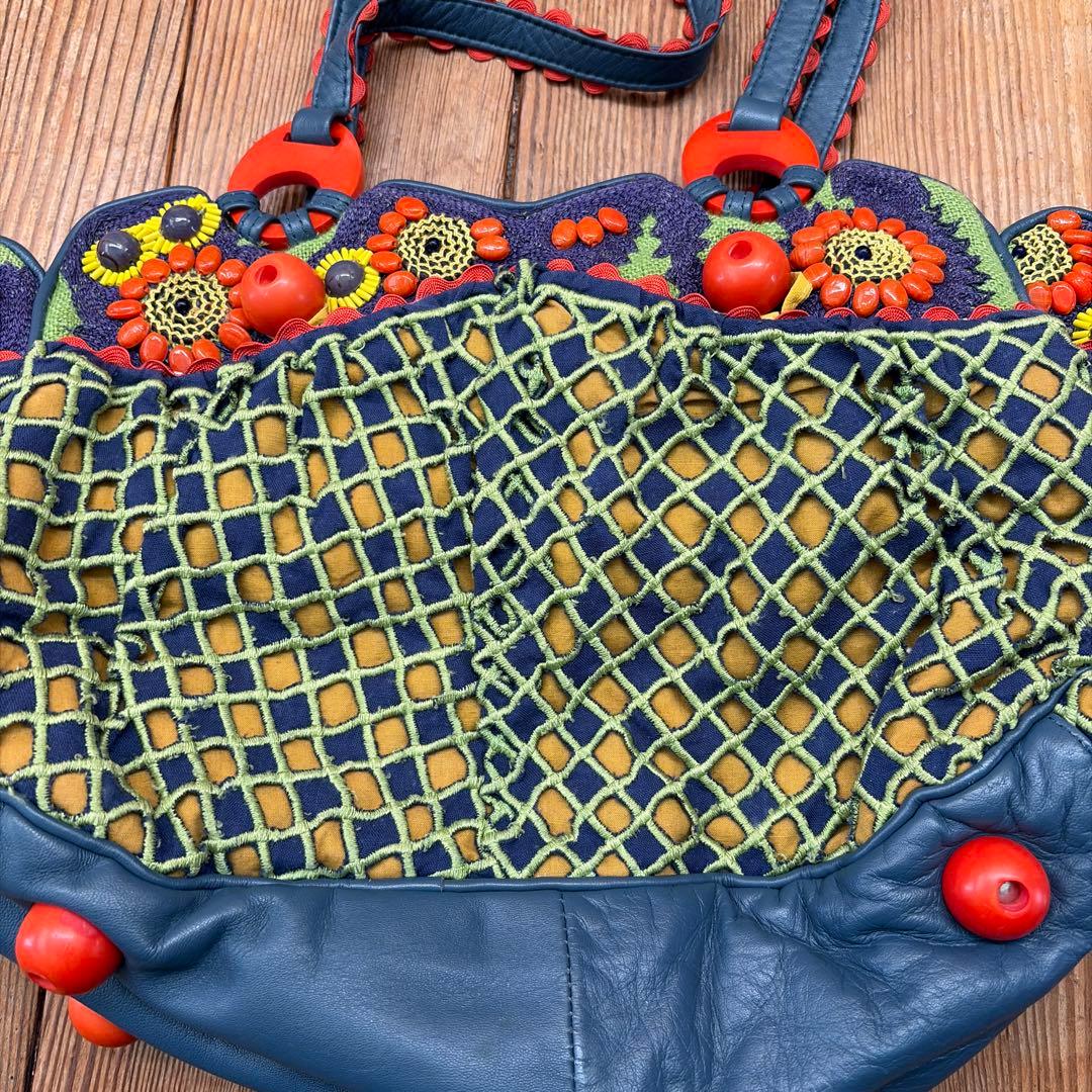 JAMIN PUECH / ジャマンピュエッシュビーズ刺繍ハンドバッグ