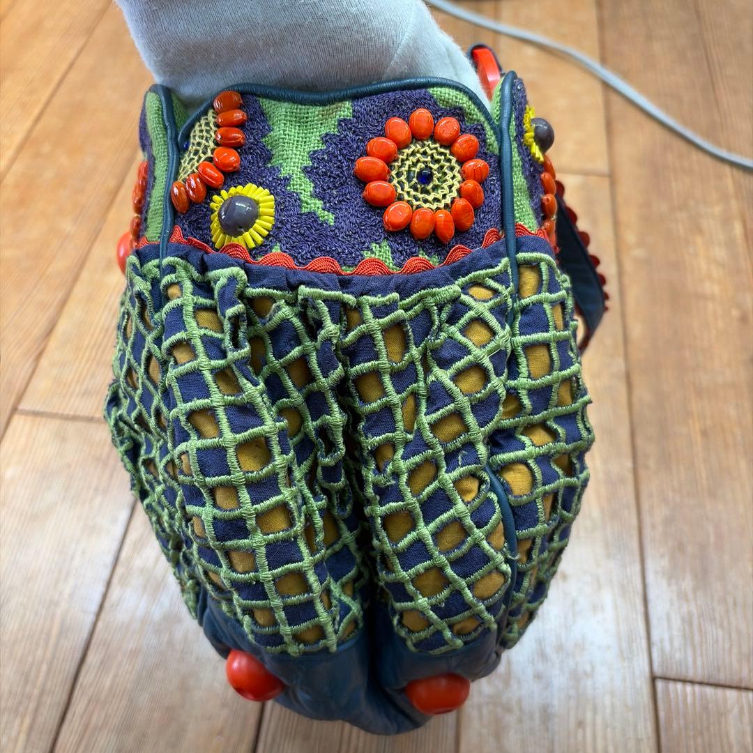 JAMIN PUECH / ジャマンピュエッシュビーズ刺繍ハンドバッグ