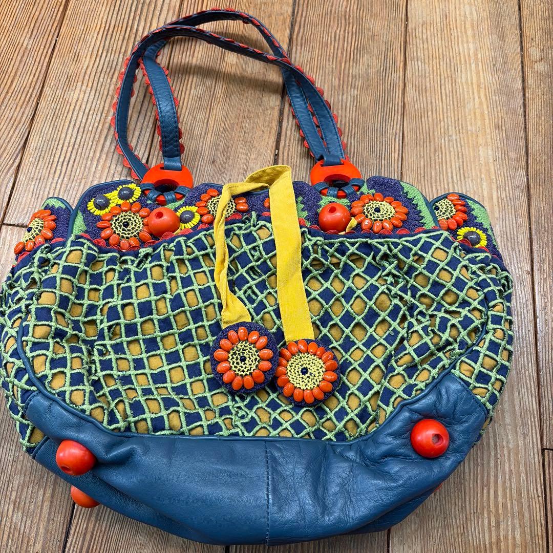 JAMIN PUECH / ジャマンピュエッシュビーズ刺繍ハンドバッグ