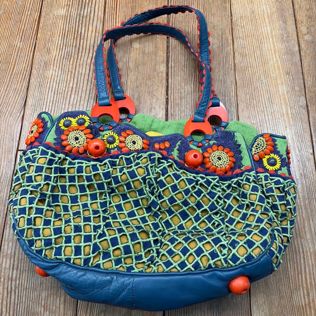 JAMIN PUECH / ジャマンピュエッシュビーズ刺繍ハンドバッグ