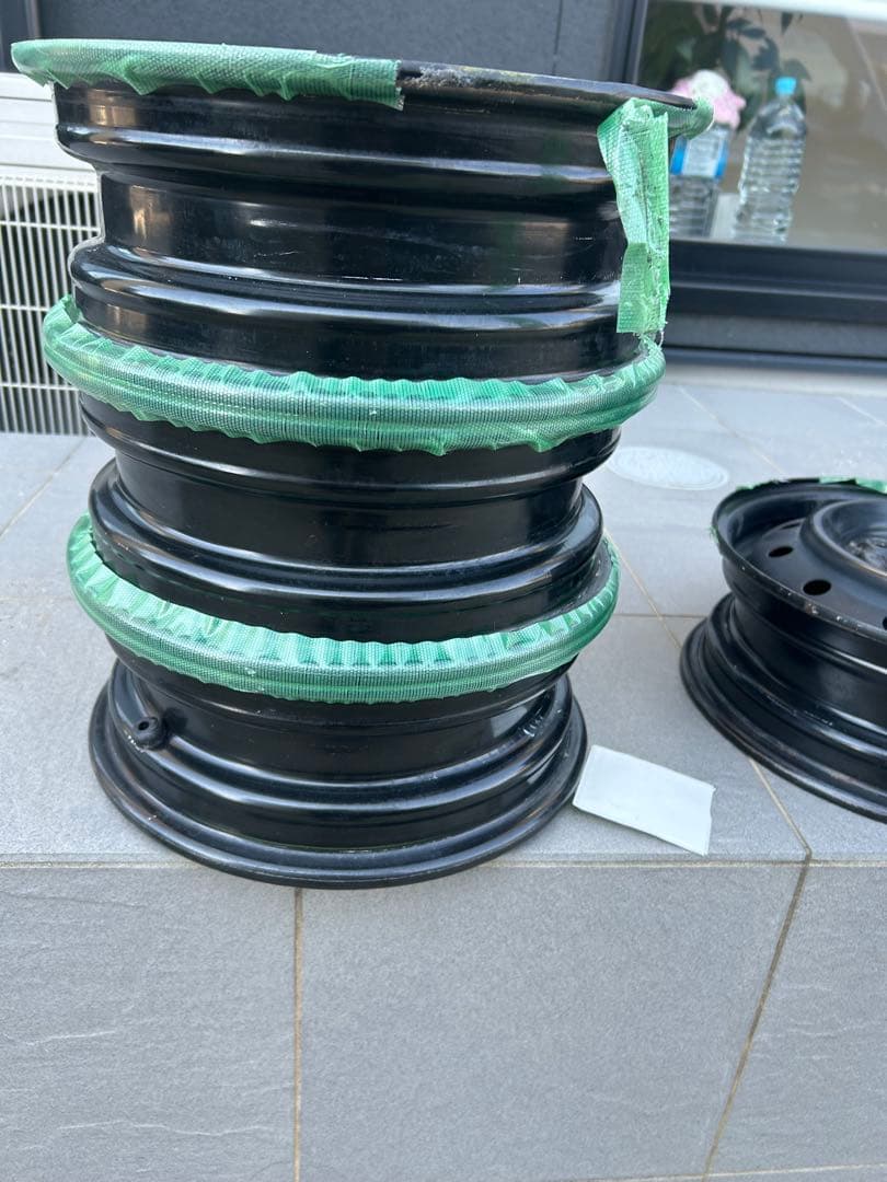 タイヤと鉄ホイール