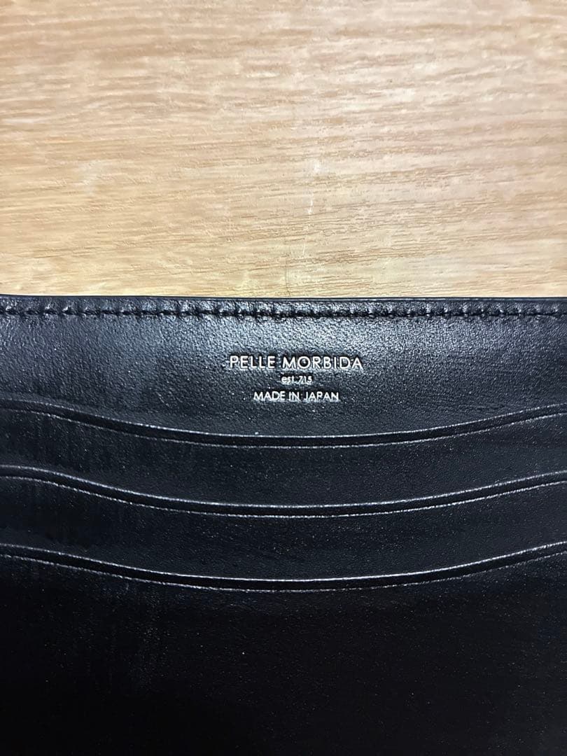 PELLE MORBIDA ペッレモルビダ　バルカ　コンパクトウォレット　黒