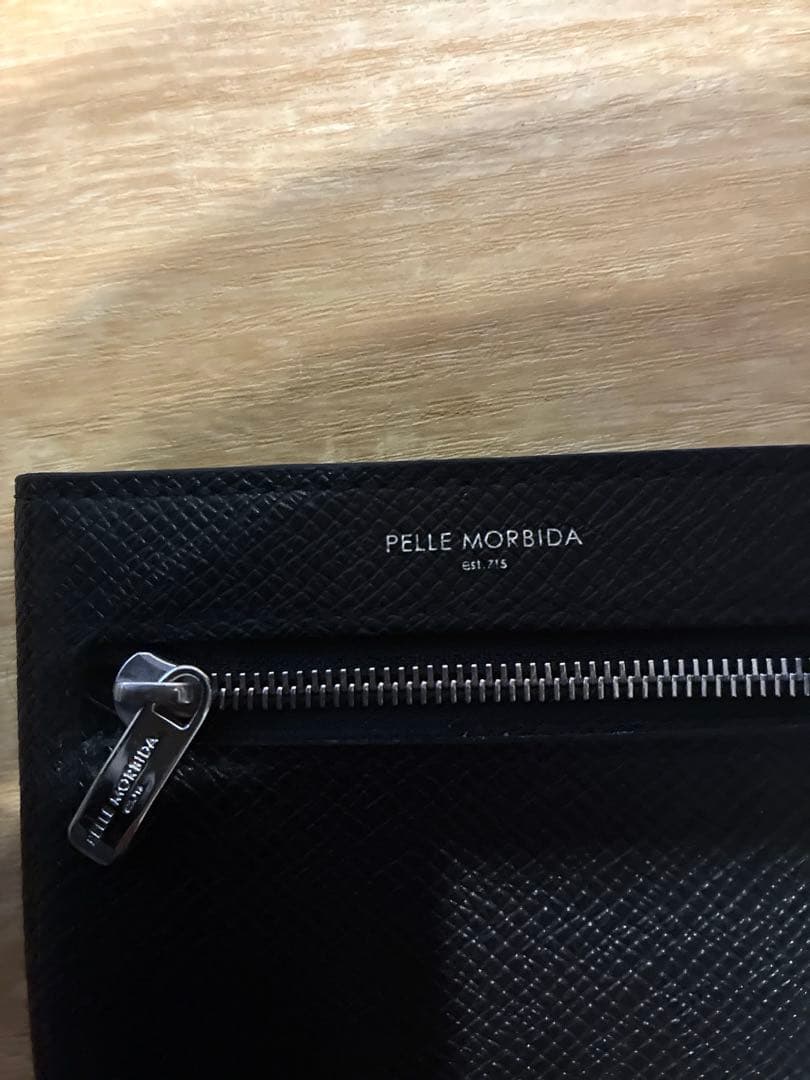 PELLE MORBIDA ペッレモルビダ　バルカ　コンパクトウォレット　黒
