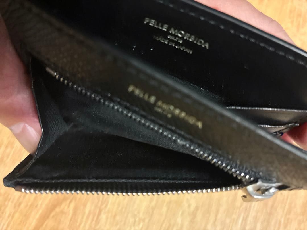 PELLE MORBIDA ペッレモルビダ　バルカ　コンパクトウォレット　黒