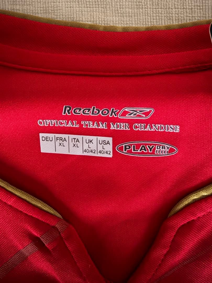 さ*け様 reebok リヴァプール 05-06 ユニフォーム　スティーブン・ジ