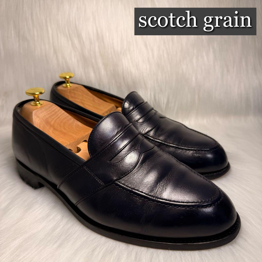 美品✨scotch grain スコッチグレイン  ローファー 黒